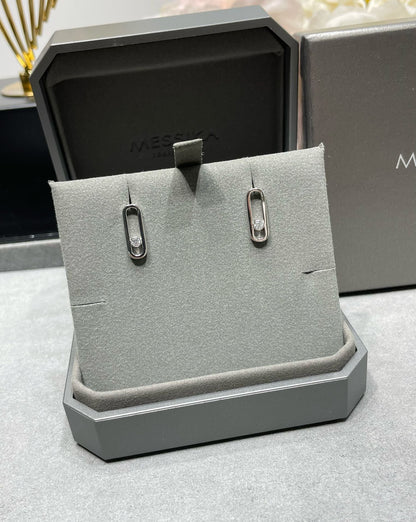 [⭐⭐JeweliWhal]MOVE UNO SMALL 1 DIAMOND EARRINGS