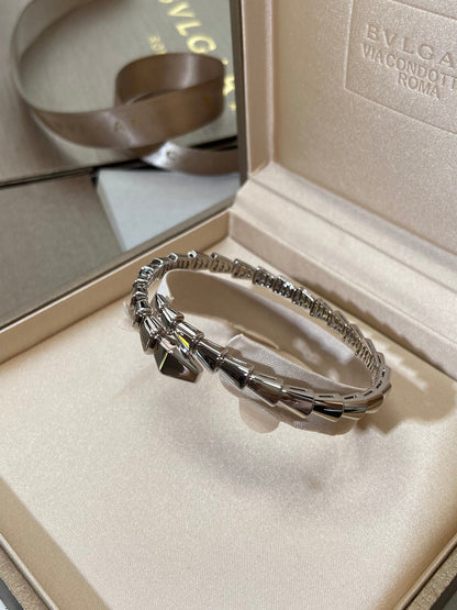 [⭐⭐JeweliWhal]SERPENTI VIPER SILVER BRACELET