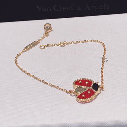 [⭐⭐JeweliWhal]LUCKY SPRING 1 MOTIF PINK GOLD BRACELET