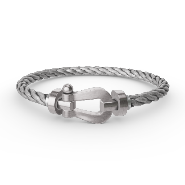 [⭐⭐JeweliWhal]FORCE LARGE HORSESHOE NO DIAMOND BRACELET SILVER
