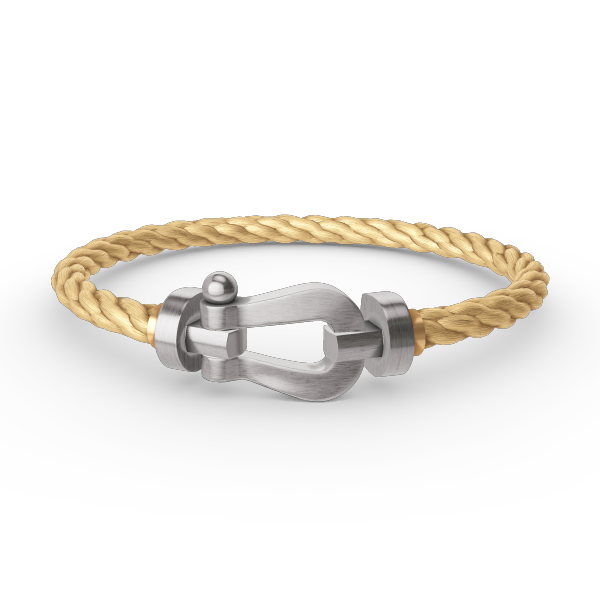 [⭐⭐JeweliWhal]FORCE LARGE HORSESHOE NO DIAMOND BRACELET SILVER