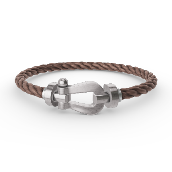 [⭐⭐JeweliWhal]FORCE LARGE HORSESHOE NO DIAMOND BRACELET SILVER