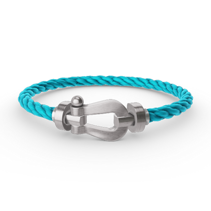 [⭐⭐JeweliWhal]FORCE LARGE HORSESHOE NO DIAMOND BRACELET SILVER
