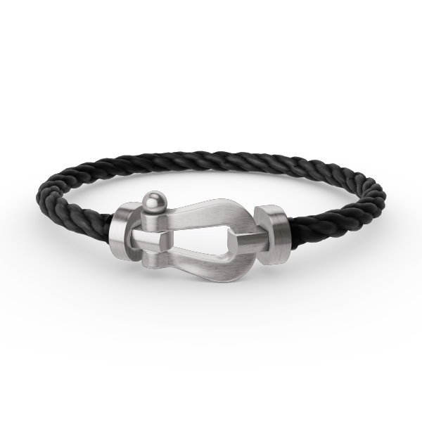[⭐⭐JeweliWhal]FORCE LARGE HORSESHOE NO DIAMOND BRACELET SILVER