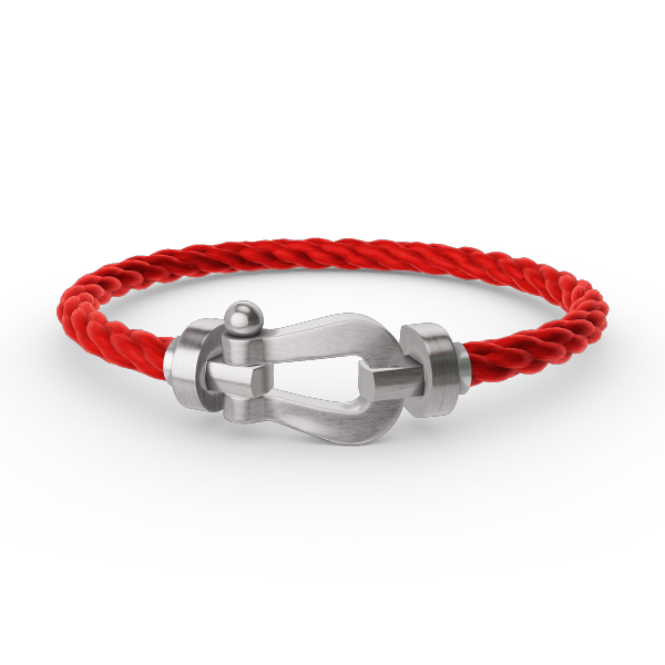 [⭐⭐JeweliWhal]FORCE LARGE HORSESHOE NO DIAMOND BRACELET SILVER