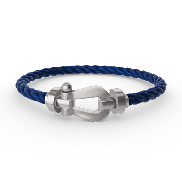 [⭐⭐JeweliWhal]FORCE LARGE HORSESHOE NO DIAMOND BRACELET SILVER