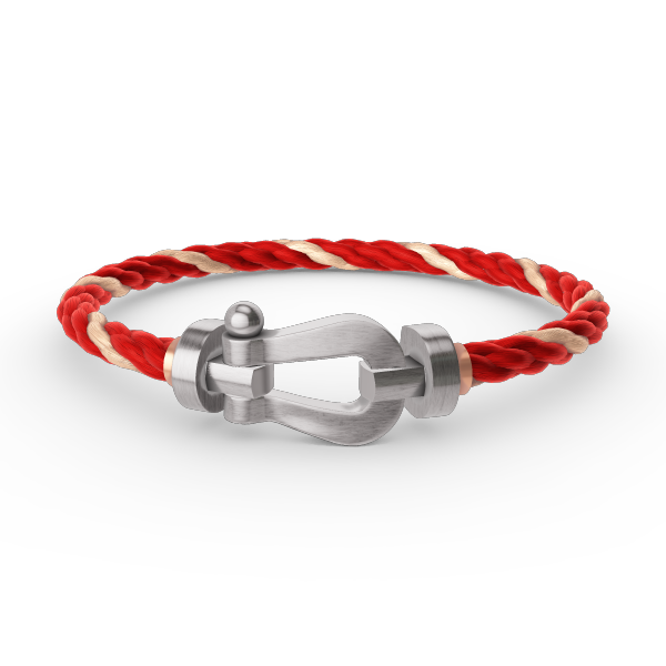 [⭐⭐JeweliWhal]FORCE LARGE HORSESHOE NO DIAMOND BRACELET SILVER