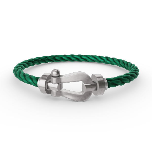 [⭐⭐JeweliWhal]FORCE LARGE HORSESHOE NO DIAMOND BRACELET SILVER