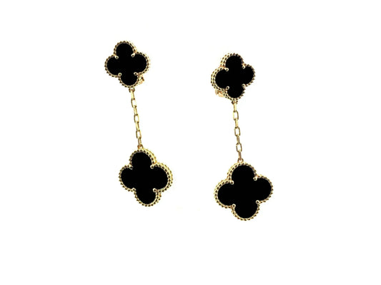 [⭐⭐JeweliWhal]CLOVER 2 MOTIFS  EARRINGS (MULTIPLE CHOICESC