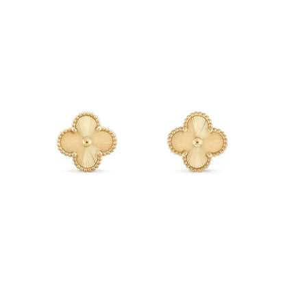 [⭐⭐JeweliWhal]CLOVER MEDIUM 1 MOTIFS LASER EARRINGS