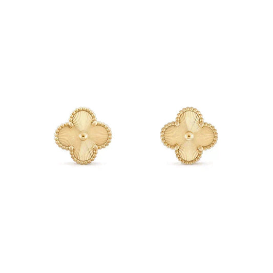 [⭐⭐JeweliWhal]CLOVER MEDIUM 1 MOTIFS LASER EARRINGS