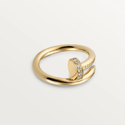 [⭐⭐JeweliWhal]JUSTE RING 2.65MM GOLD DIAMOND