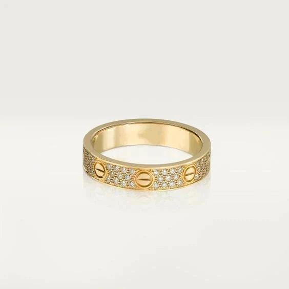 [⭐⭐JeweliWhal]LOVE RING 3.6MM DIAMOND PAVED